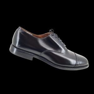 Allen Edmonds Byron Black Men’s Leather Captoe USA Oxfords Shoes Sz 11 B